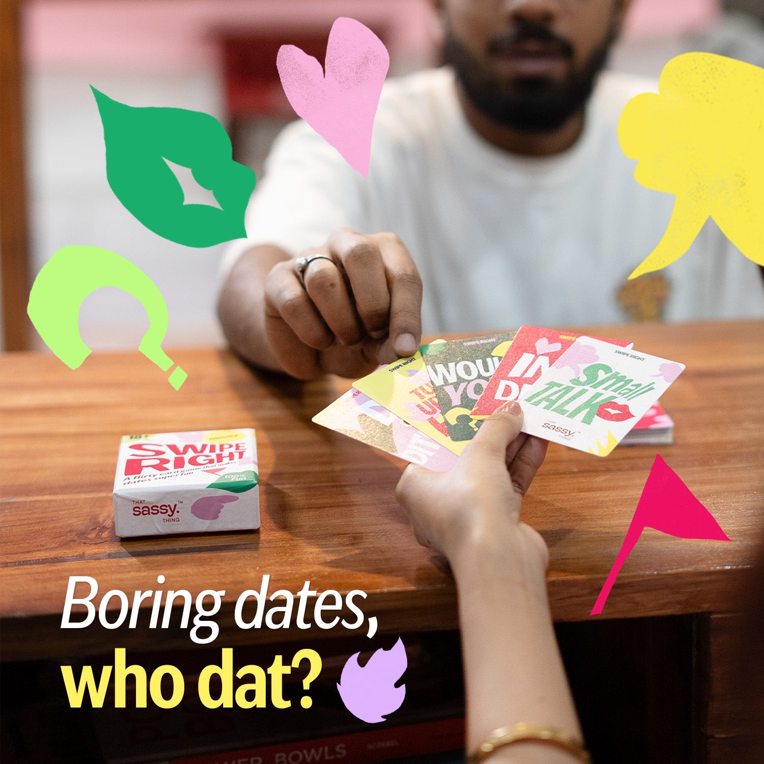 Swipe Right Card Game for Couples