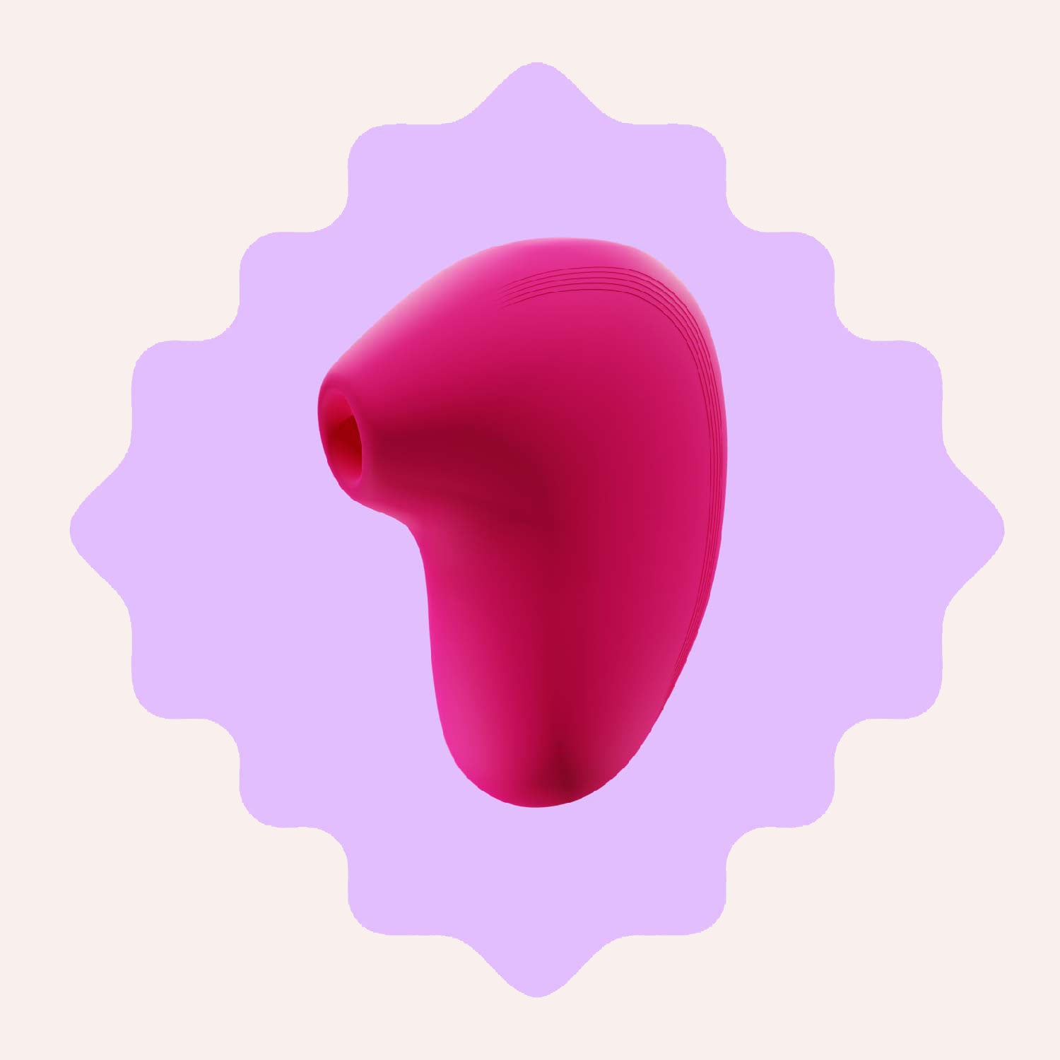pink colored lit mini personal massager