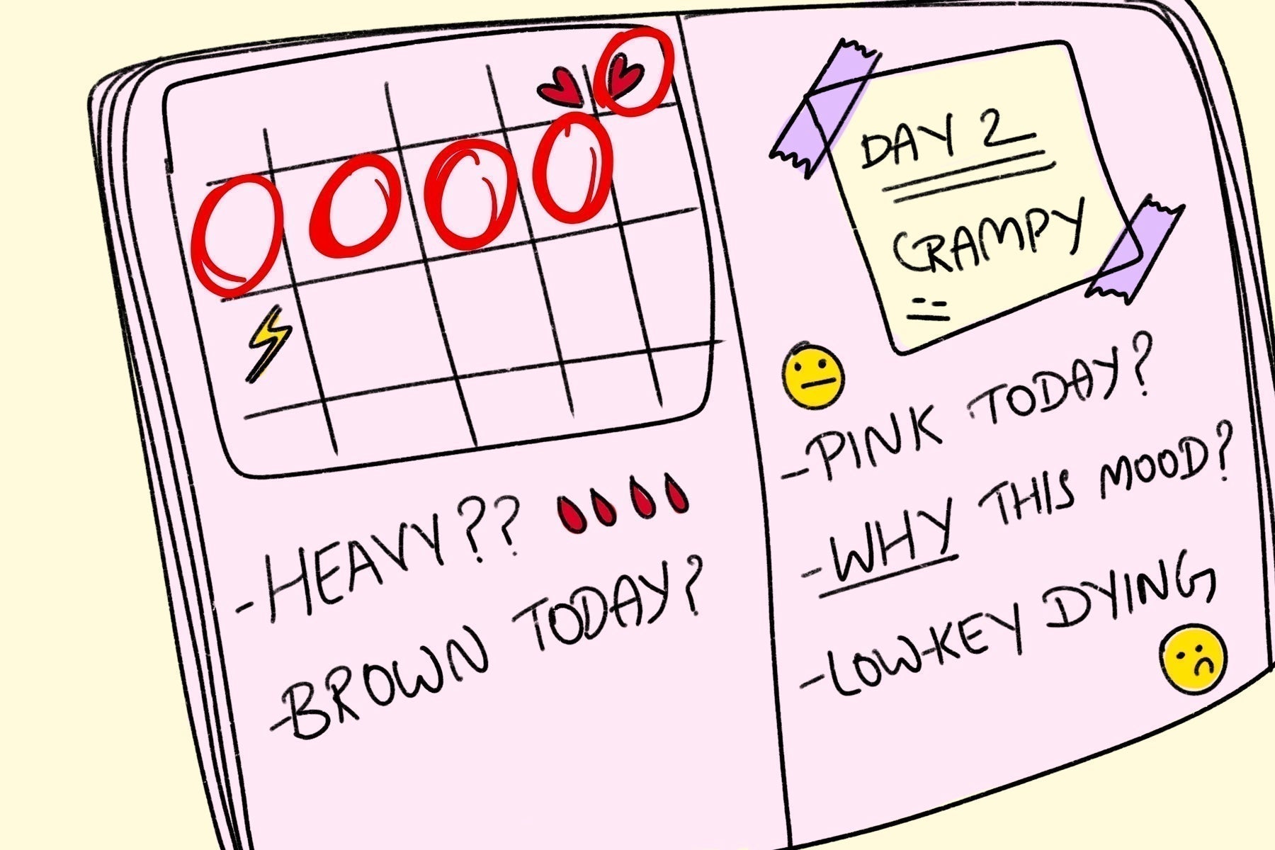 Blood Work: What Your Period Colour Is Trying to Tell You