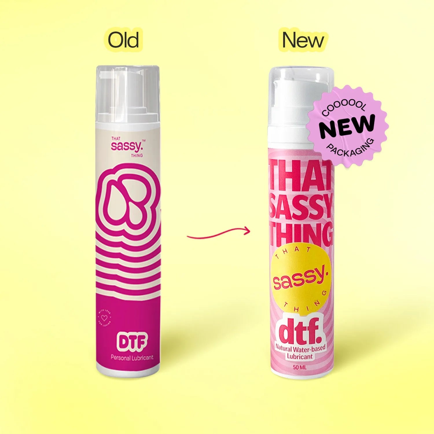old and new dtf lube image