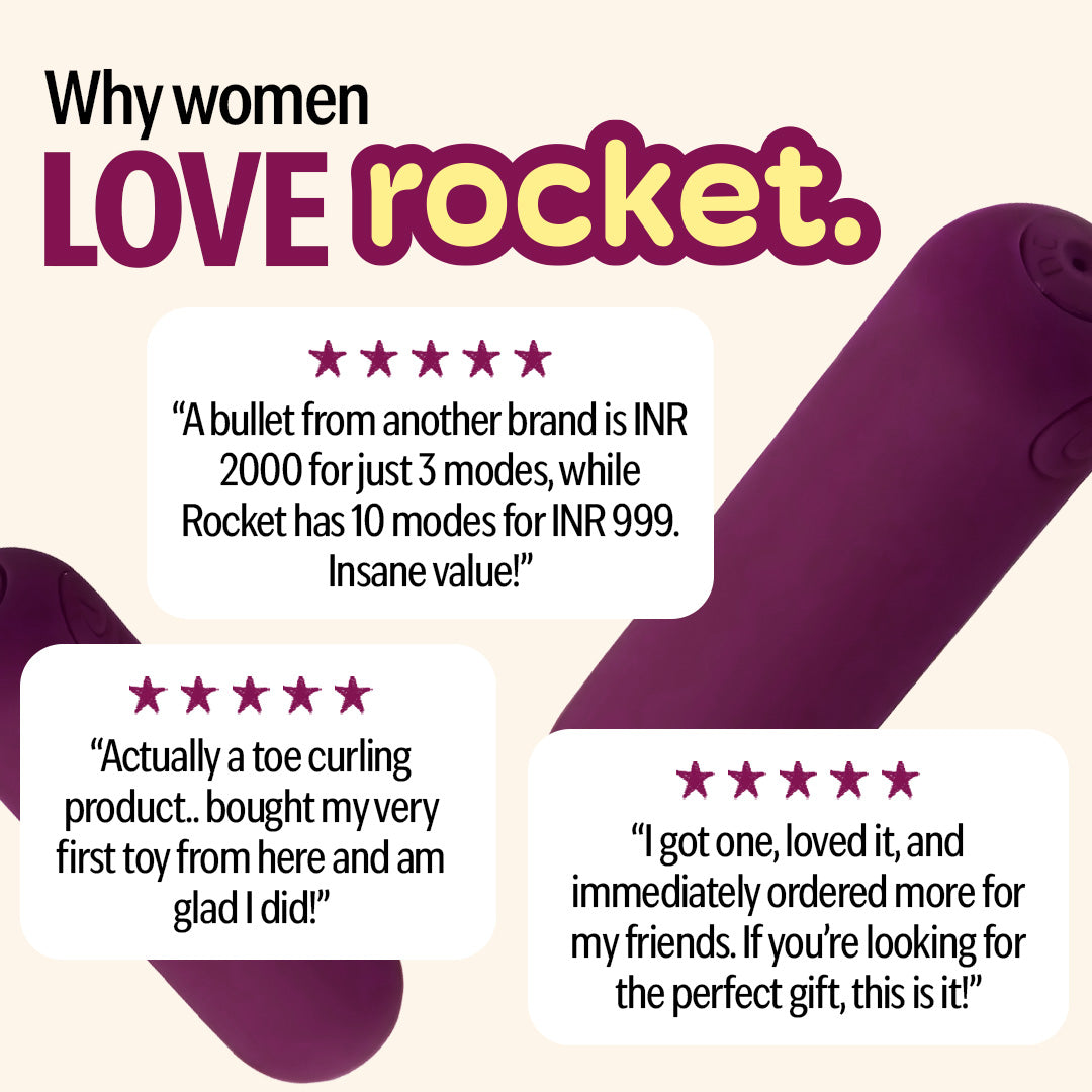 Women love rocket bullet massager with customer reviews