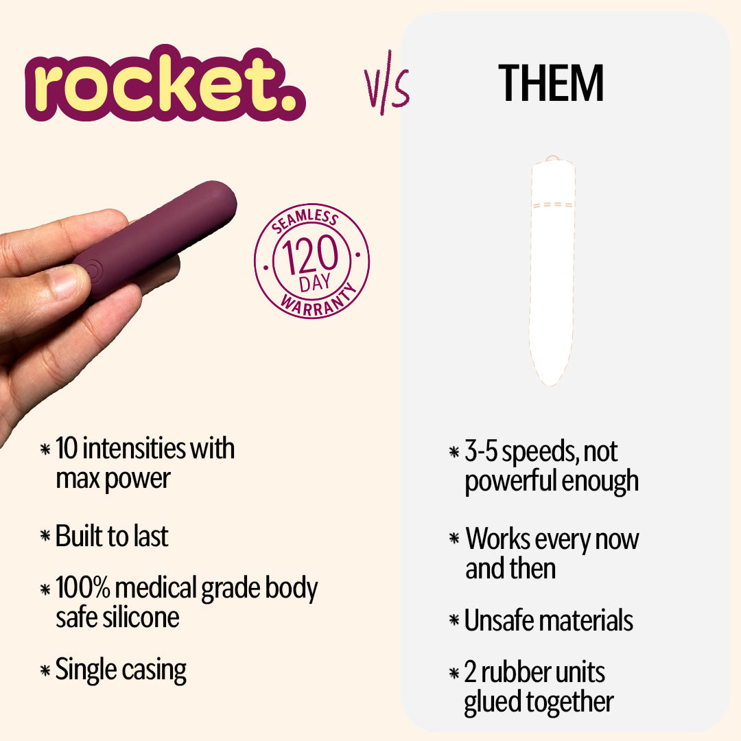 Rocket bullet massager vs other toys comparison